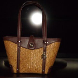 Aigner Straw Purse
